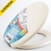 Assento Oval Std Almofadado Bege 31600 Duda