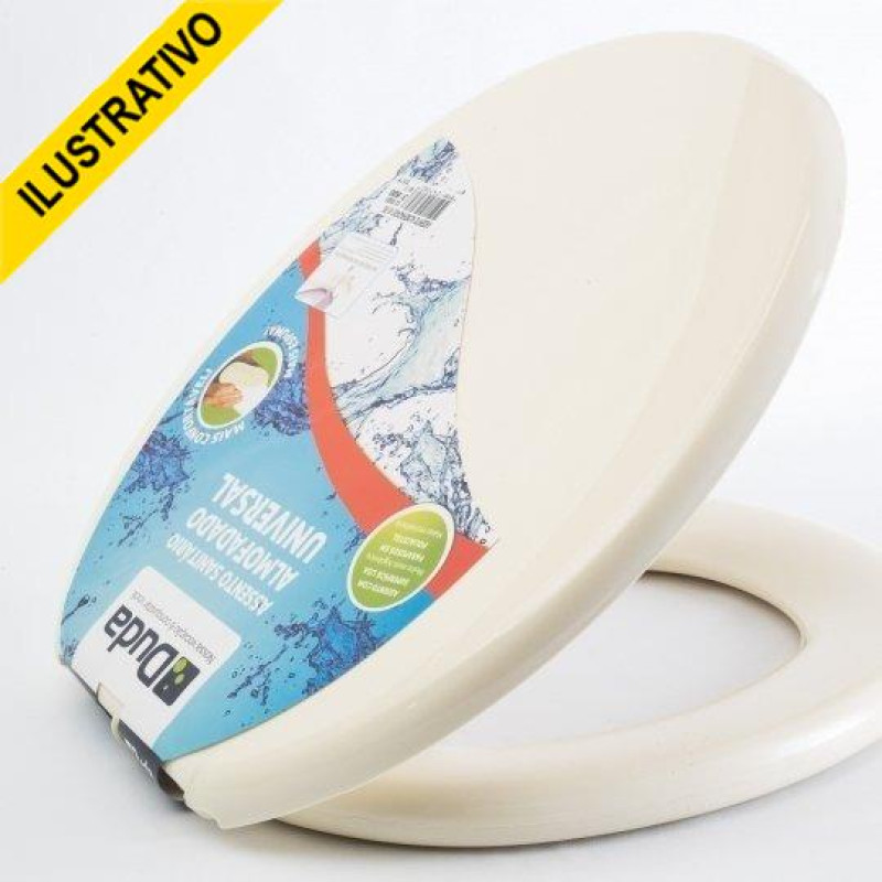 Assento Oval Std Almofadado Bege 31600 Duda