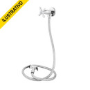 Ducha Higienica Rabicho Metal 1,20mt Gatilho Metal Registro Metal Acabamento Cruz 1739 C31 Sv 1/2 4830 Real/2000 Bognar