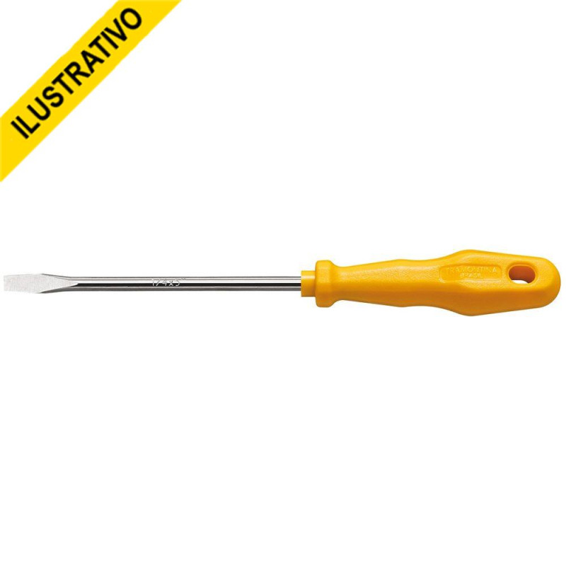 Chave Fenda 6x200mm 1/4x08 Multimarcas