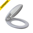 Assento Oval Std Almofadado Cinza Claro Tpk/as*cz2 Astra