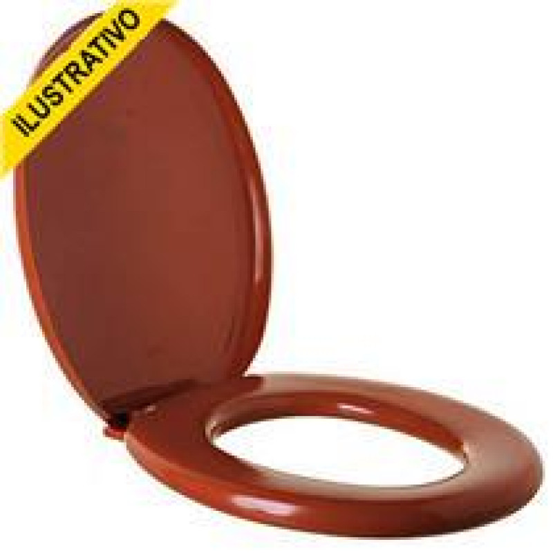 Assento Oval Std Almofadado Caramelo Tpk/as*cm1 Astra