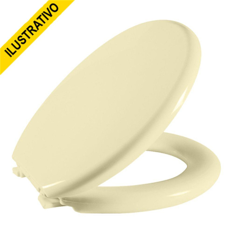 Assento Oval Std Almofadado Bege Tpk/as*bg8 Astra