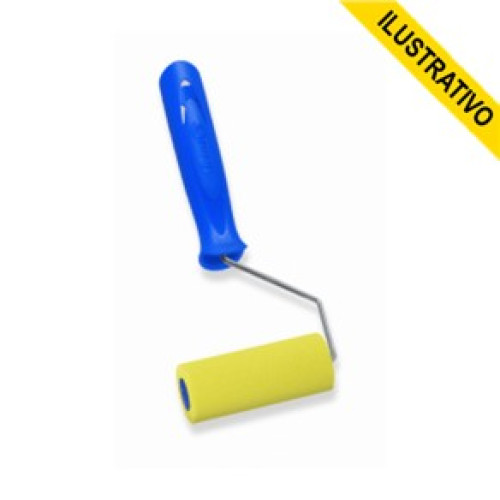 Rolo Espuma Amarela 9cm C/sup Tinta Esmalte/oleo/verniz 1341-090 Tigre