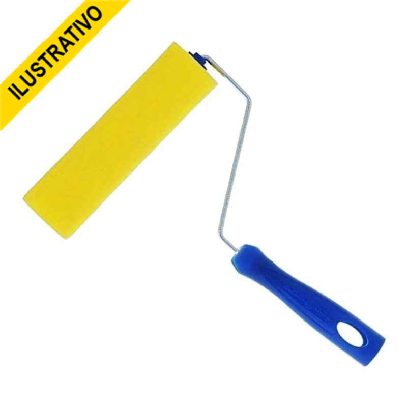 Rolo Espuma Amarelo 15cm C/suporte 1341-150 Tigre