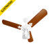 Ventilador Teto New Delta Light Taca 3p Br/mg Ventidelta