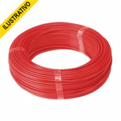 Fio Cabinho Bitolado 02,50mm (rolo-100) 1linha Vermelho
