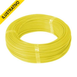 Fio Cabinho Bitolado 02,50mm (rolo-100) 1linha Amarelo