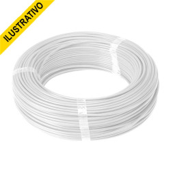 Fio Cabinho Bitolado 02,50mm (rolo-100) 1linha  Branco