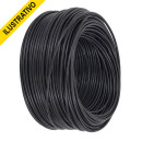 Fio Cabinho Bitolado 06,00mm (rolo-100)  1linha Preto