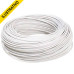 Fio Cabinho Bitolado 06,00mm (rolo-100) 1linha Branco