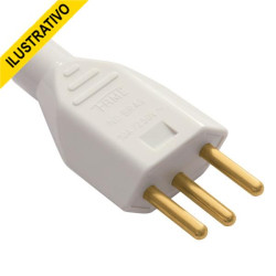 Plug Macho 2p+t 10a 1729 Fame/1035 Ilumi