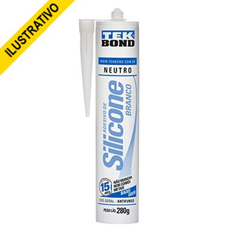 Silicone Branco 280ml Multmarcas