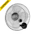Ventilador Parede 50cm Premium Grade Aco Preto Ventidelta