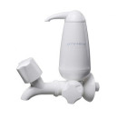 Torneira Filtro Parede Fixa Branca Abs/branco Abs Volante Redondo Mvs 1006-0010 Acquabios