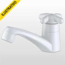 Torneira Lavatorio Mesa Fixa 1194 F34 Abs Branca Brio Lorenzetti