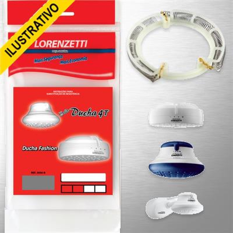 Resistencia B.ducha/fashion 4 Temperaturas 127v 5500w 3056-b Lorenzetti
