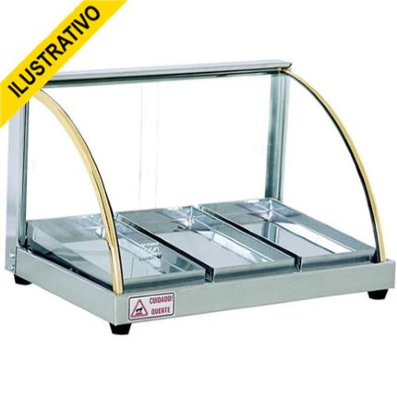 Estufa Vidro Curvo 03 Band Simples W3b 127v Tita Estufa Vidro Curvo 03 Band Simples W3b 127v Tita
