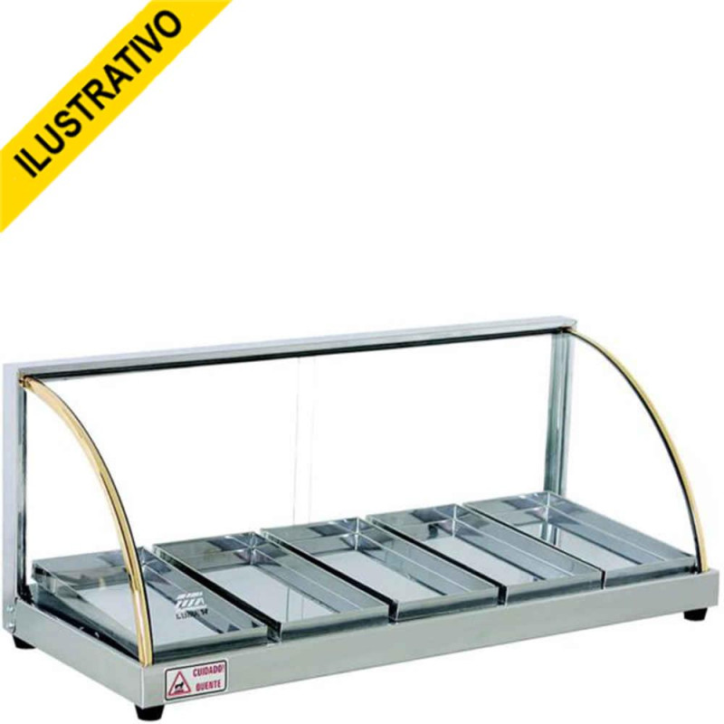 Estufa Vidro Curvo 05 Band Simples W5b 127v Tita
