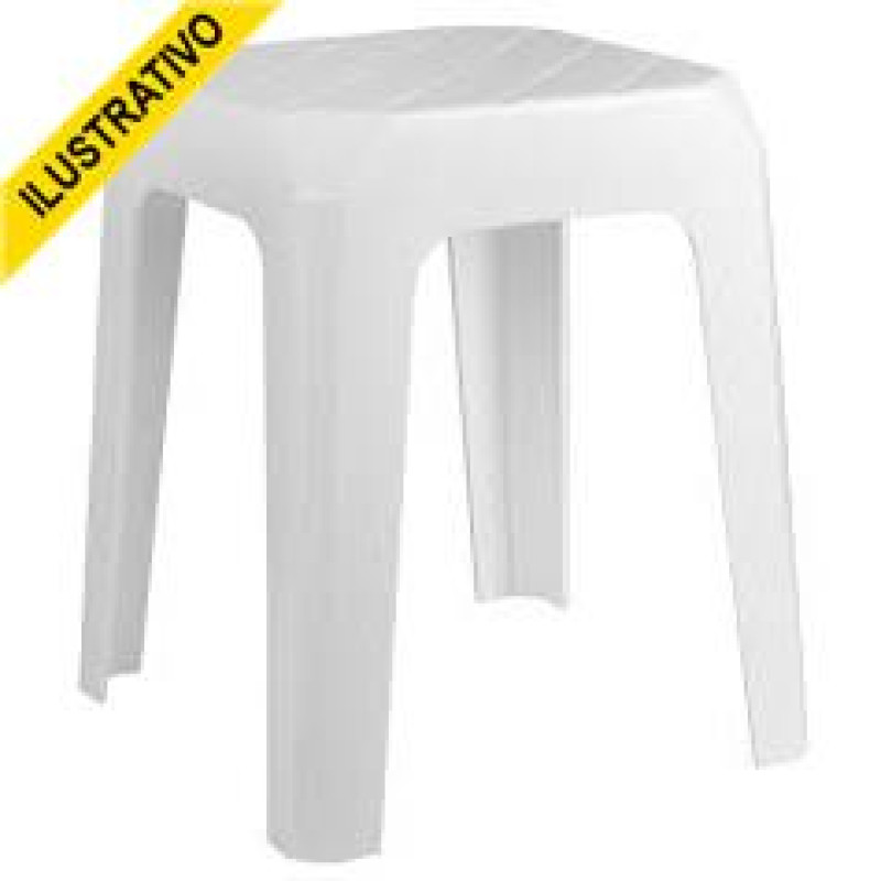 Banqueta 34x34x41cm Bf3*branco Astra Banqueta 34x34x41cm Bf3*branco Astra