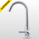 Torneira Lavatorio Mesa Movel Alta 1195 C31 Metal Lorenzetti