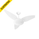 Ventilador Teto Sc Magnes Branco 3p Laq 127v Ventidelta