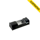 Calha Eletronica Compacta Ta6 1xe27 Preta 2050001-02 Taschibra