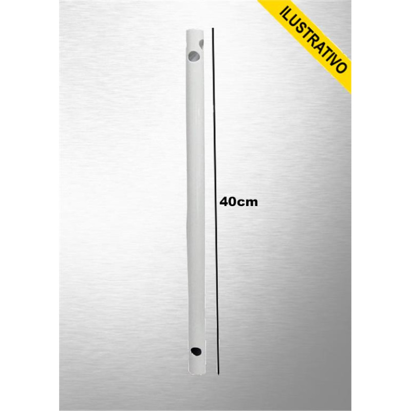 Haste P/ventilador Teto 40cm Br Lorensid/b.unido