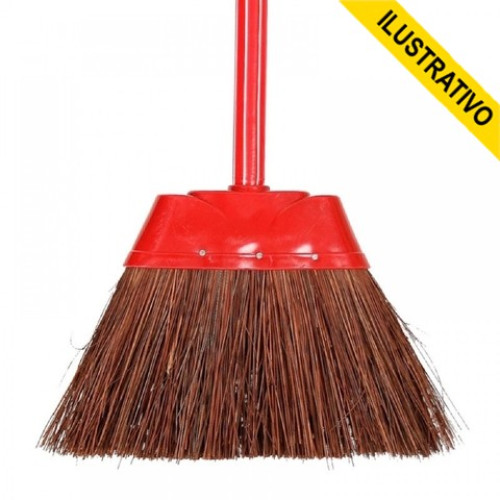 Vassoura Uso Externo Piacava Natural 30cm N.3 Multimarcas