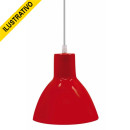 Pendente Td 622/1 1 Lampada E-27 Vermelho 2110017-14 Taschibra