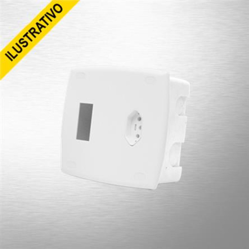 Caixa Embutir P/disjuntor C/tomada 20a 62063 Ilumi/2915 Perlex