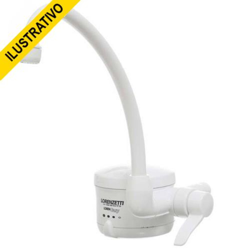 Torneira Eletrica Parede Loreneasy 4 Temperaturas 4800/127v Branca Lorenzetti Torneira Eletrica Parede Loreneasy 4 Temperaturas 4800/127v Branca Lorenzetti