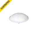 Plafon Laguna 1xe-27 Redondo 25cm Murano 2040022-01 Taschibra