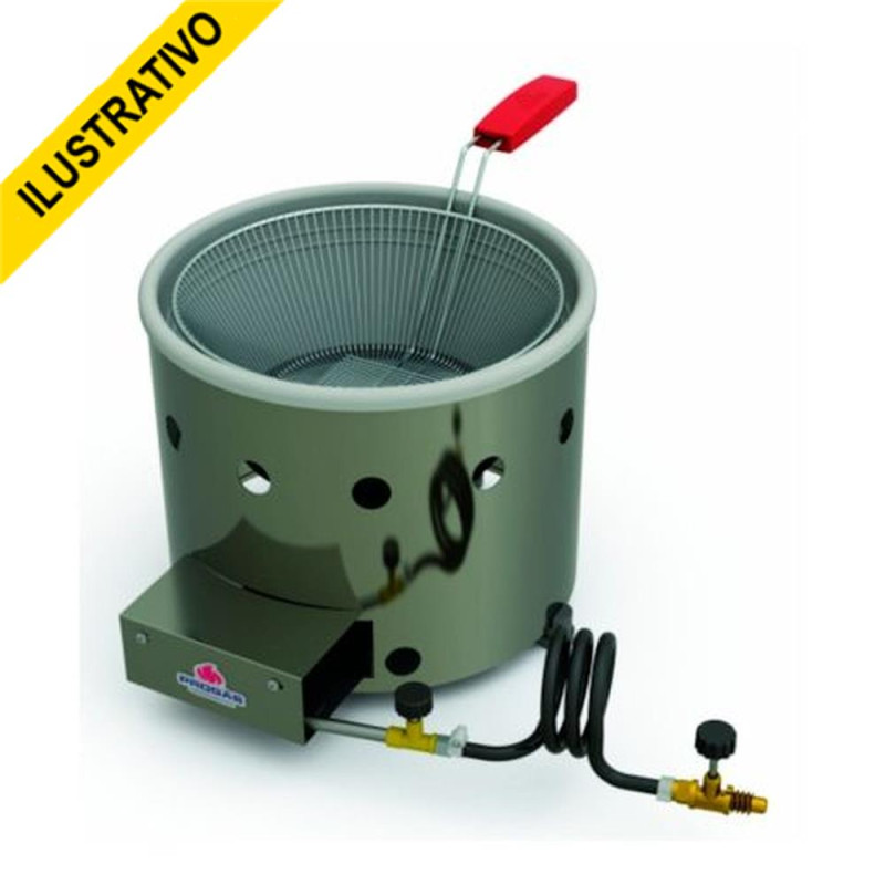 Fritador Gas Alta Pressao (tacho) 3,0l Inox Pr310g Progas Fritador Gas Alta Pressao (tacho) 3,0l Inox Pr310g Progas