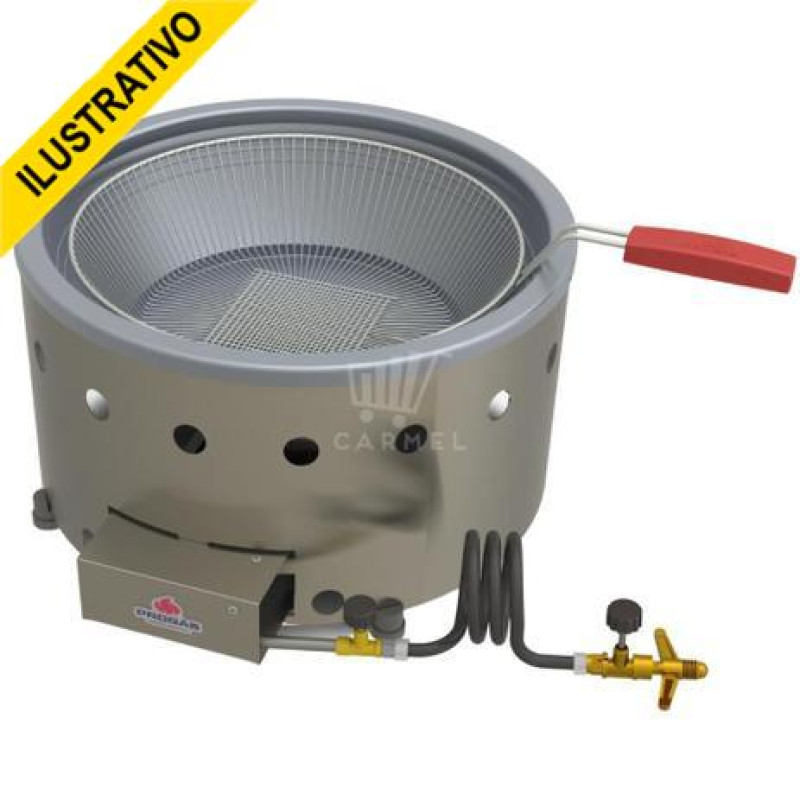 Fritador Gas Alta Pressao (tacho) 7,0l Inox Pr70g P38227 Progas Fritador Gas Alta Pressao (tacho) 7,0l Inox Pr70g P38227 Progas