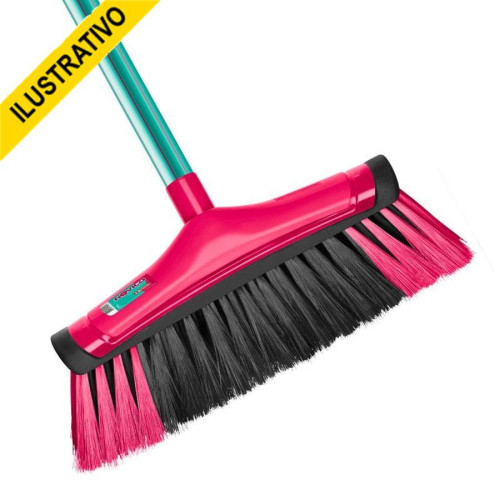 Vassoura Uso Interno Pelo Sintetico 30cm Multimarcas