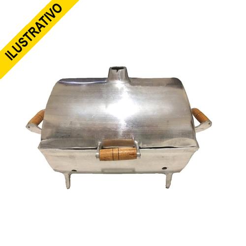 Churrasqueira Bafo Aluminio Batido Pequena 78 Cw