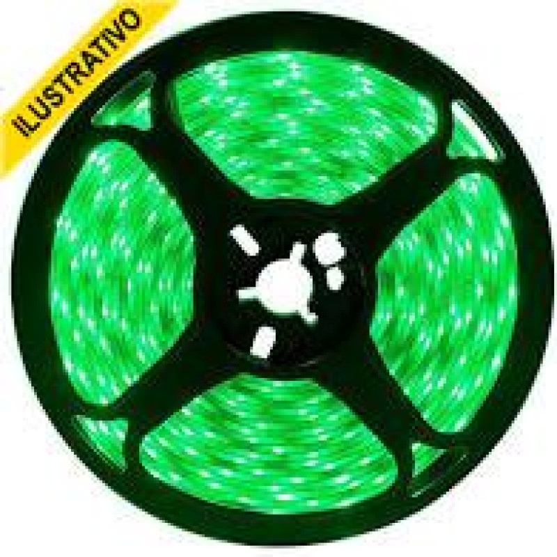 Fita Luminosa 60 Led 12v Verde Ip65 3528