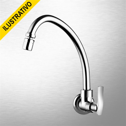 Torneira Cozinha Parede Movel Alta 1168 C29 Metal Lorenzetti