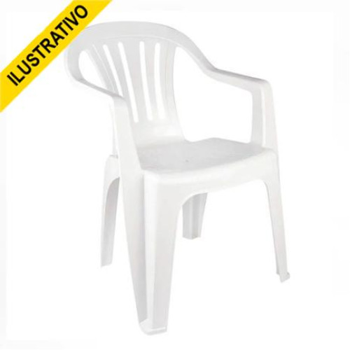 Cadeira Plastica Bela Vista 9002 Mor