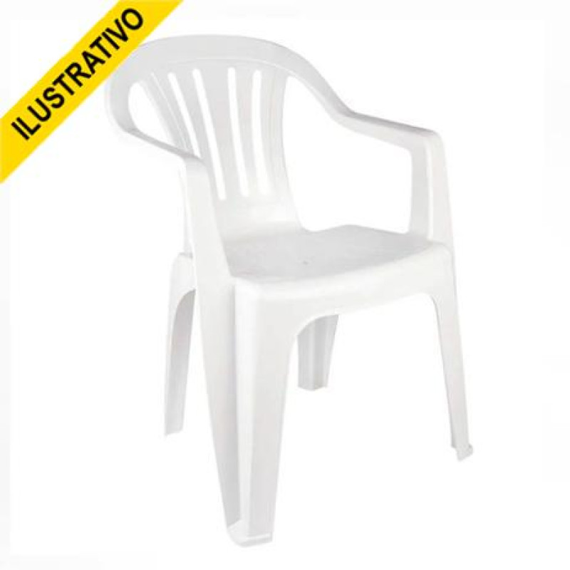 Cadeira Plastica Bela Vista 9002 Mor