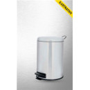 Lixeira Banheiro Pedal Inox Fosca 05,0l Safira 8227 Mor