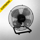 Ventilador Mesa 50cm Premium Grade Aco Preto Ventidelta Biv