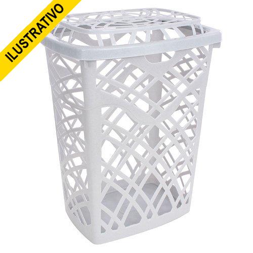 Cesto Telado 30l Retangular C/tampa 1442 Jaguar