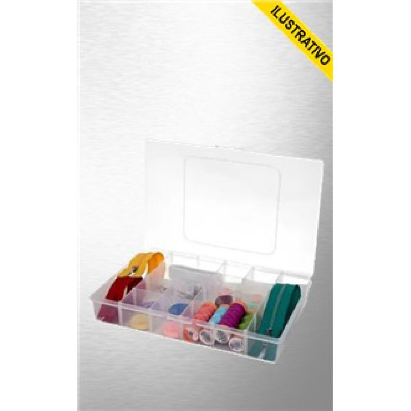 Caixa Plastica Costura/organiza Facil N.01 1564 Jaguar