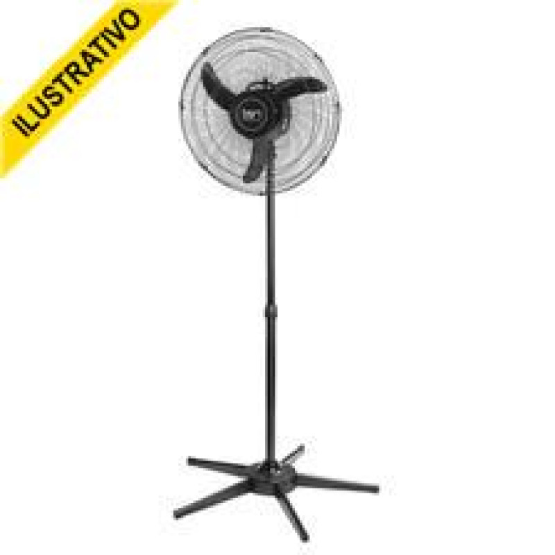 Ventilador Coluna 60cm Grade Aco Preto 127v Multimarcas