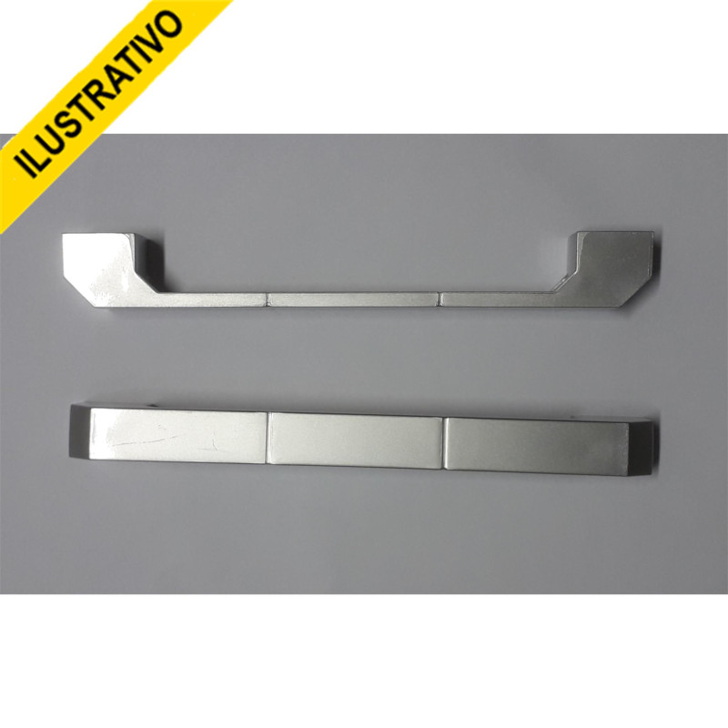 Puxador Miami Aluminio Escov 160mm 6079 Almir