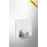 Cabide Inox Adesivo Quadrado C/04 Mg2808