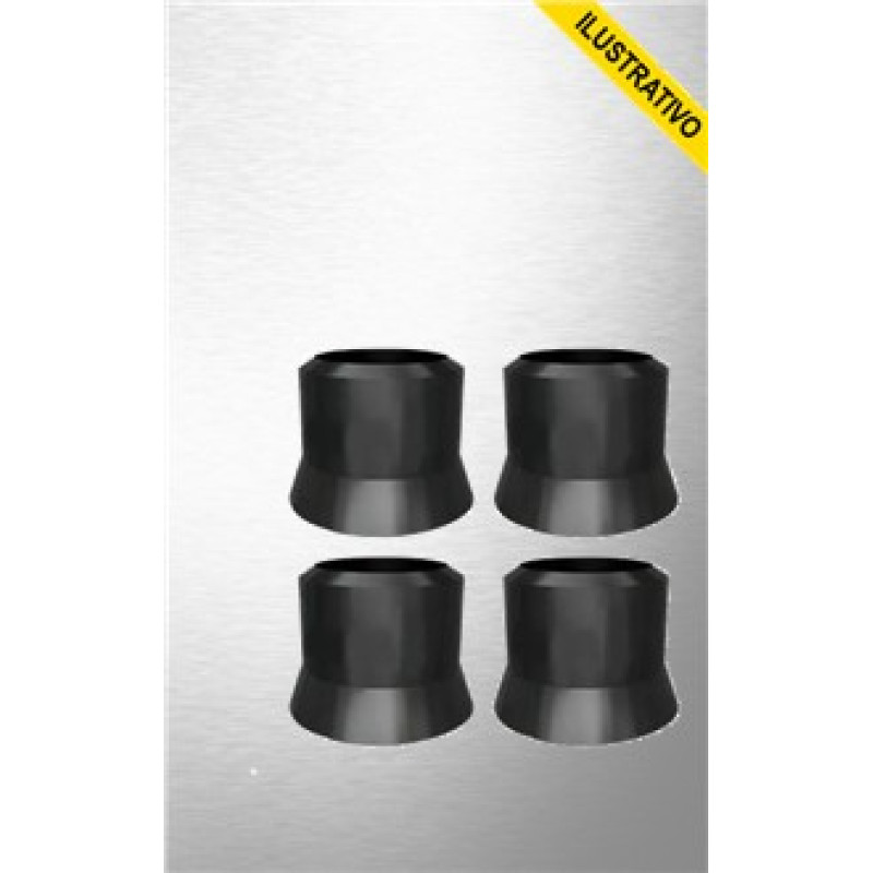 Ponteira Borracha 1 1/4 Preta C/4 230 Protector