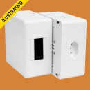 Caixa Sobrepor P/disjuntor Bipolar C/tomada 20a Versatil Ii 2344 Fame